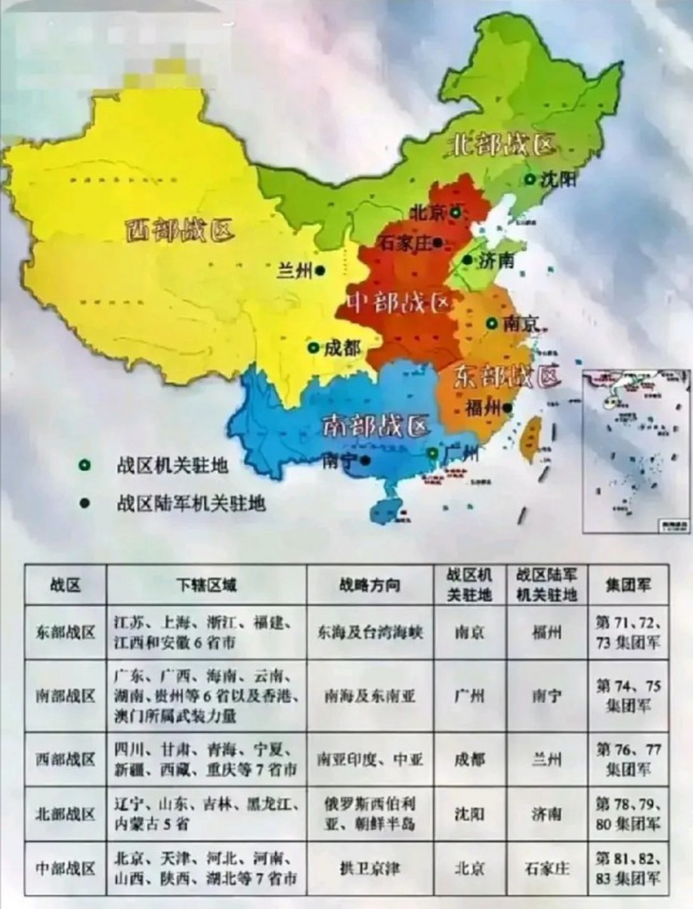 八大軍區(qū)實力排名順序，深度解析與探討，深度解析與探討，中國八大軍區(qū)實力排名順序