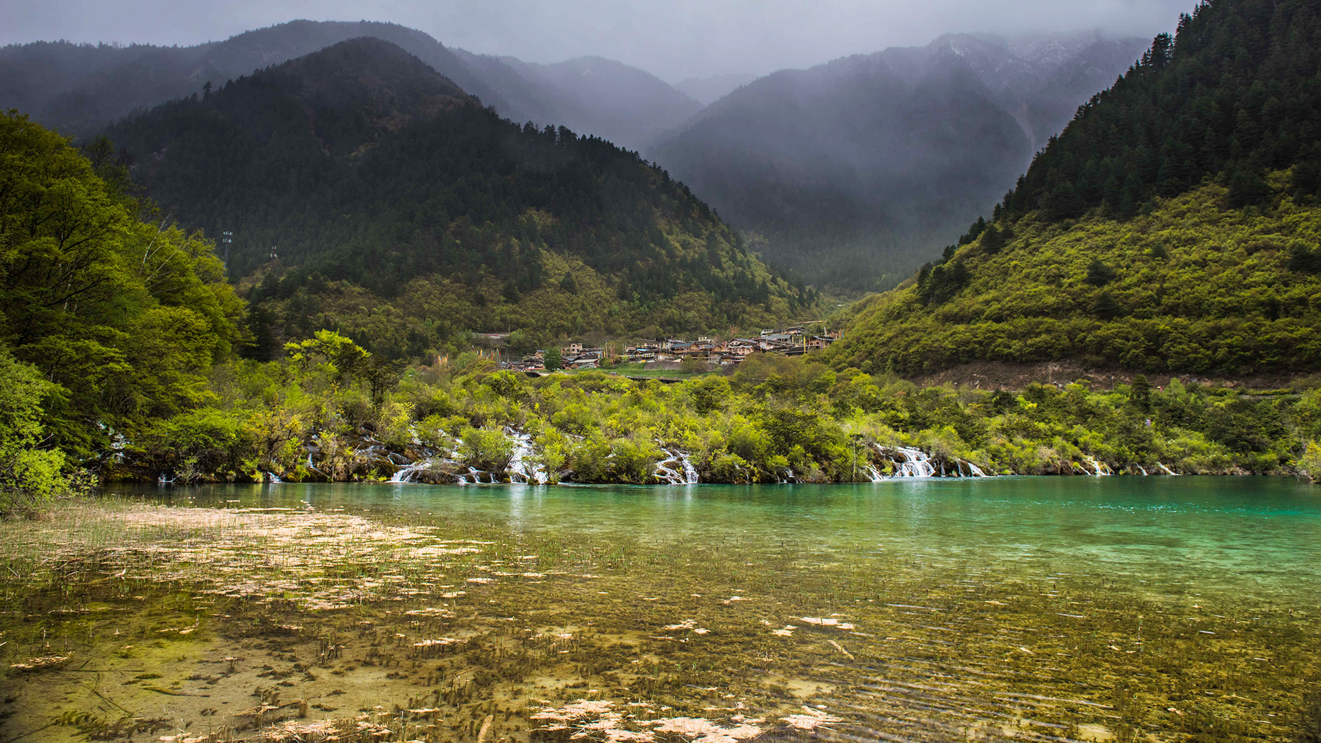 九寨溝風(fēng)景圖片高清，大自然的絕美畫(huà)卷，九寨溝高清風(fēng)景圖片，大自然的絕美畫(huà)卷展示